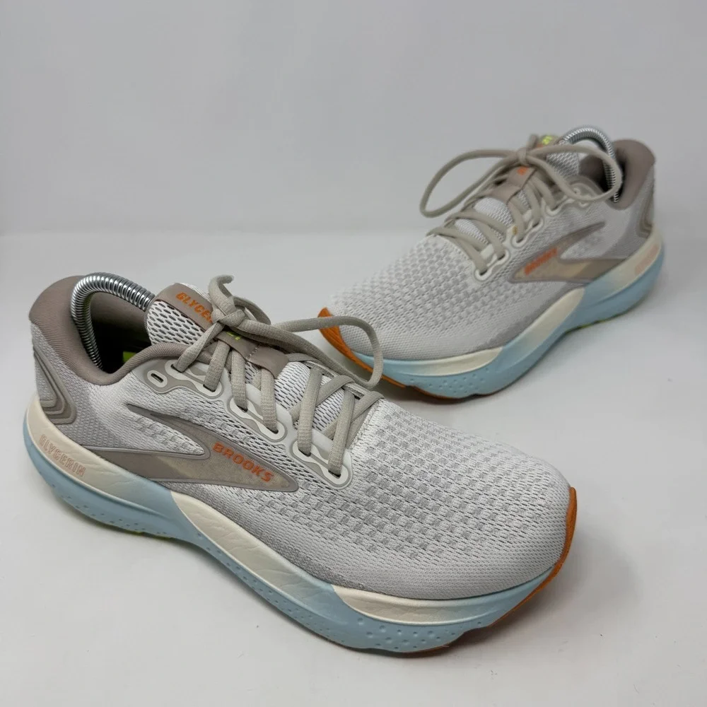 Brooks Glycerin 21 Shoes Beige Sneakers Running Athletic Jogging Women's Size 10